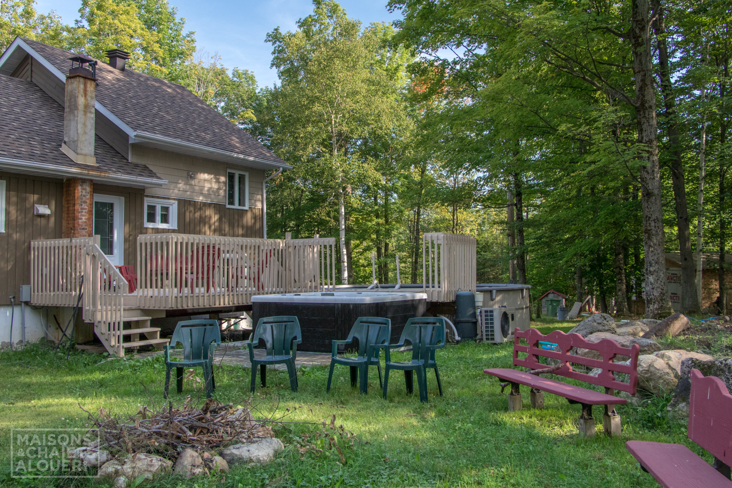 Chalet à Louer Cantons-de-L'est/Estrie | Au Ranch Des Sentiers