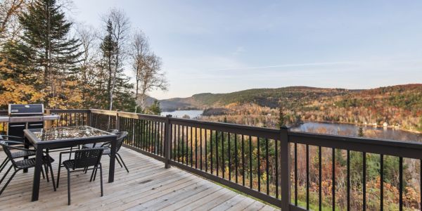 Chalet à louer en bois rond Lanaudière