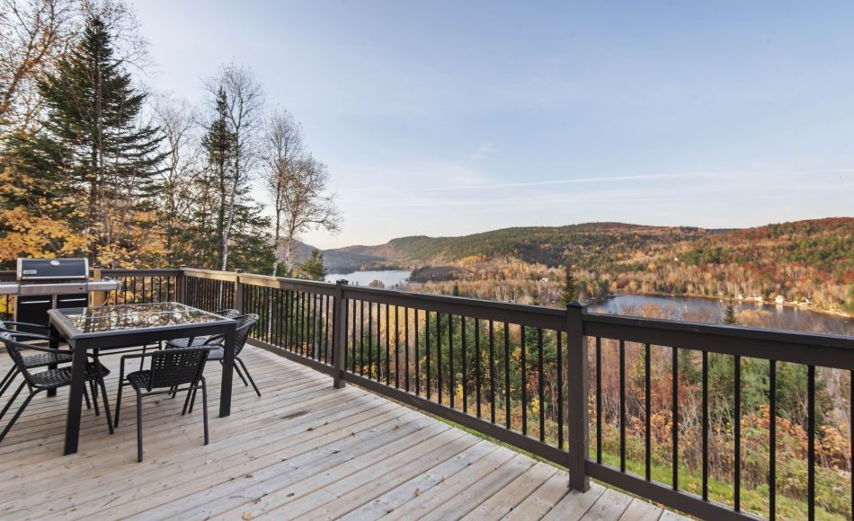 Chalet à louer en bois rond Lanaudière